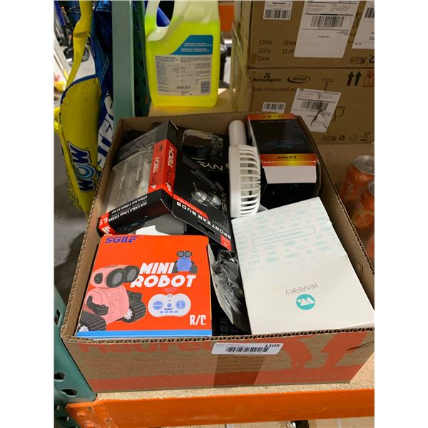 Bulk Bin of Assorted Electronics and Home Goods