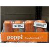Image 2 : Poppi Orange Soda 12-Pack, 355ml (12 fl oz US) Each