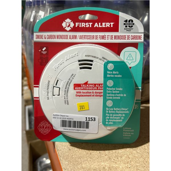 First Alert Smoke And Carbon Monoxide Alarm With Talking Feature â€“ Model SC7010B