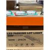 Image 2 : YXL LED Parking Lot Light, 300W, Dusk to Dawn with Photocell, 2-Pack