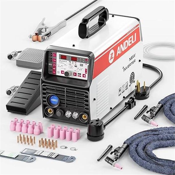 Andeli TIG-250P AC/DC Welding Machine with Accessories