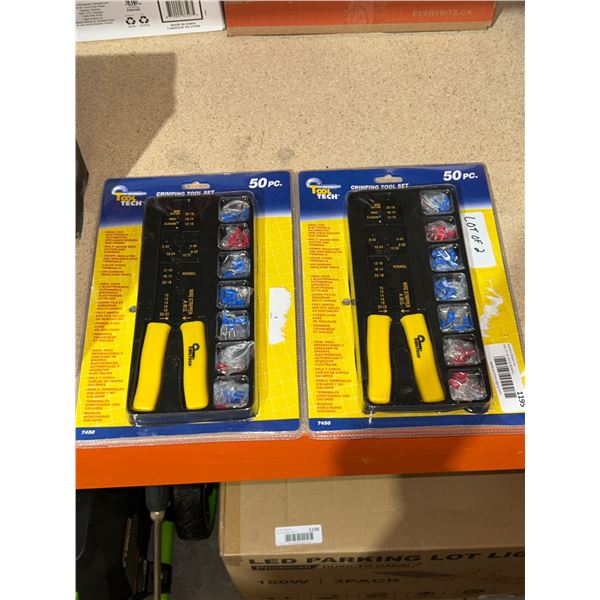 Tool Tech 50-Piece Crimping Tool Set â€“ Lot of 2