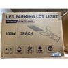 Image 2 : LED Parking Lot Light Photocell Dusk to Dawn 150W 3-Pack