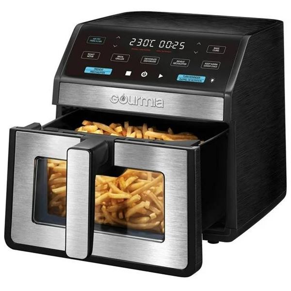 Gourmia 8 qt Digital Air Fryer â€“ Viewing window, Internal Light
