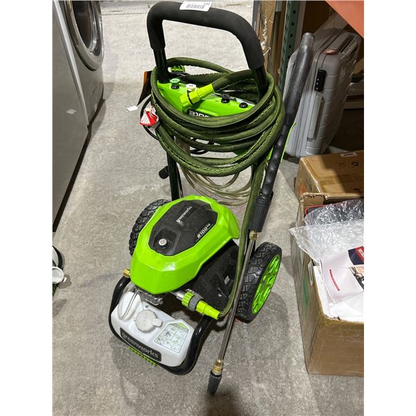 Greenworks Pro 3000-PSI Electric Pressure Washer with Accessories