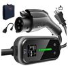 Image 1 : Portable Level 1&2 EV Charger, 16A Electric Vehicle Charger with 25FT Extension Cable, NEMA 6-20 Plu