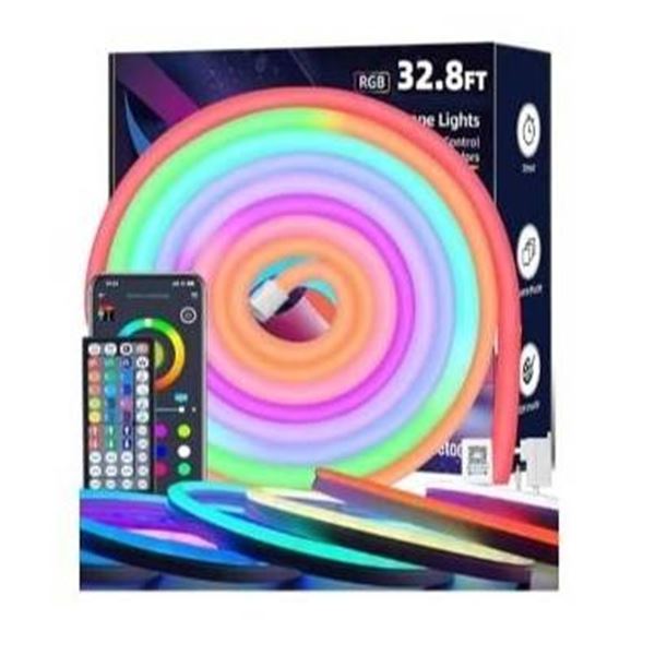 Keepsmile 32.8ft LED Neon Rope Lights With Smart App And Remote Control