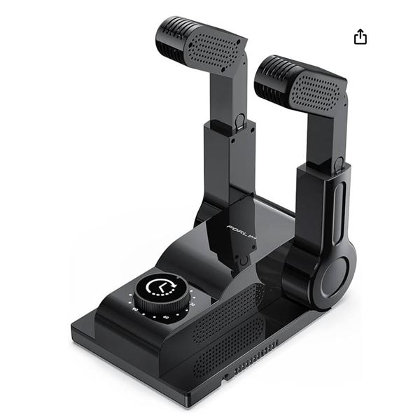 FORLIM Boot Dryer for Work Boots, Shoe Dryer with Heat Blower, Glove Dryer & Boot Warmer â€