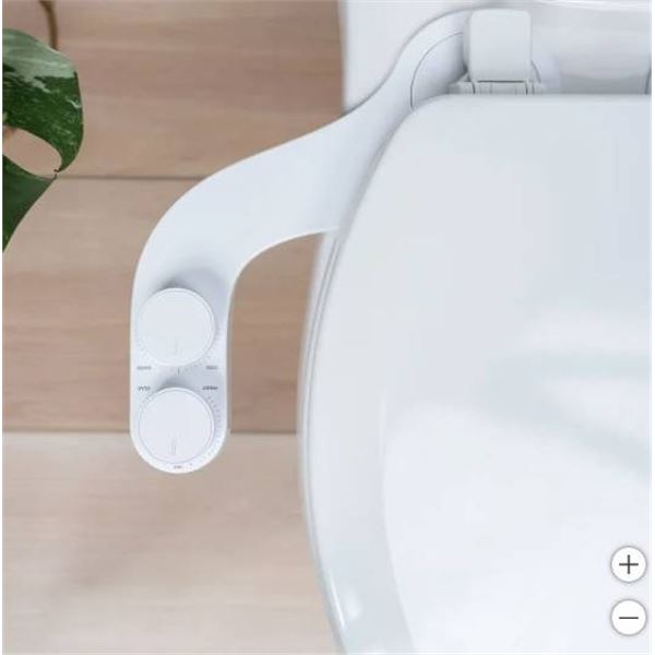 Brondell Omigo Element+ Non-Electric Warm Water Bidet Attachment with Dual Nozzles