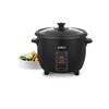 Image 1 : Salton Rice Cooker and Steamer, 6-Cup Capacity, Black