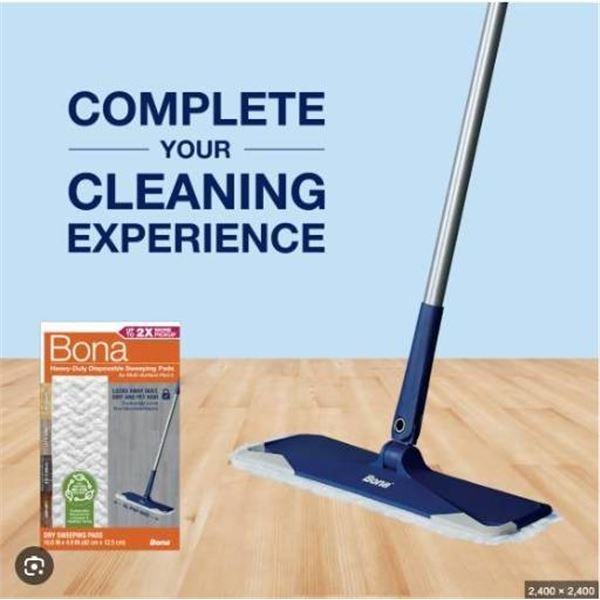 Bona Heavy-Duty Disposable Sweeping Pads, Set of 3 (42 Count Total)