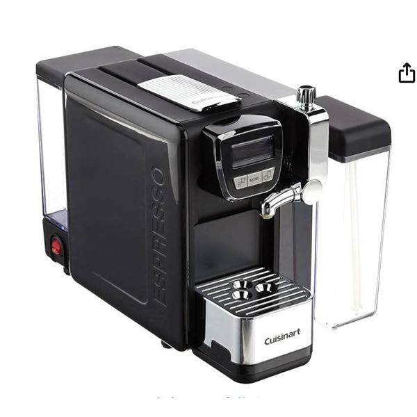 Cuisinart Espresso, Cappuccino & Latte Machine, Fully Programmable, Single & Double Serve, EM-25