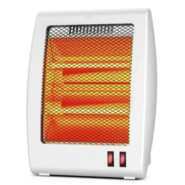 Space Heate Compact Portable Heater, Quartz Tube Heater, 2 Settings, Hidden Handle,Â