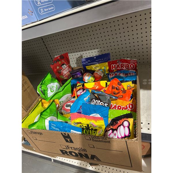 Confectionery Lot Featuring Haribo, Kinder, and More