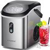 Image 1 : VidmooÂ  Nugget Ice Maker, Countertop,Â  Silver