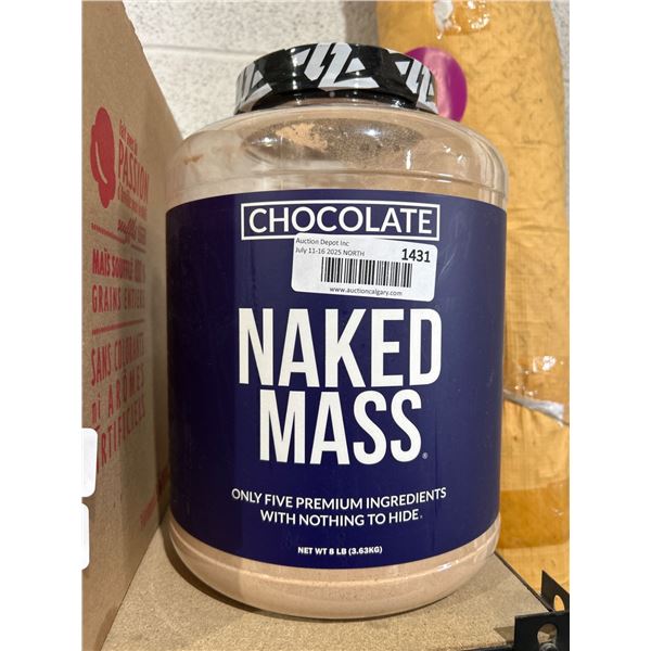 Chocolate Naked Mass Powder â€“ 8 lb (3632g)