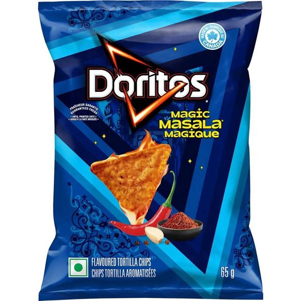 Frito-Lay Doritos Magic Masala Snack Size Chips 32 Bags 63g Each
