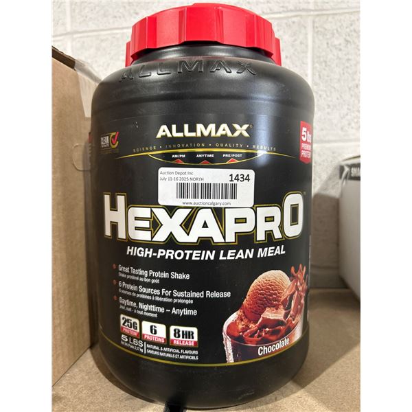 Allmax Hexapro High-Protein Lean Meal, 5 Lbs, Chocolate Flavor