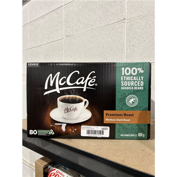 McCafe Premium Roast Medium Dark 80 K-Cup Pods, 860 g