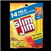 Image 1 : 7 packs of Slim Jim Mild Snack Sticks, 14 Count, 112 g Each