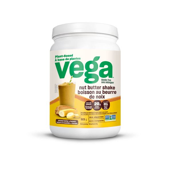 Vega Nut Butter Shake, Plant-Based, 523g