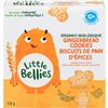Image 2 : Lot of 2 Little Bellies Organic Gingerbread and Oat & Raisin Cookies, 10 x 130g