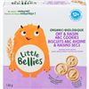 Image 3 : Lot of 2 Little Bellies Organic Gingerbread and Oat & Raisin Cookies, 10 x 130g