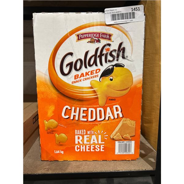 Pepperidge Farm Goldfish Baked Snack Crackers Cheddar 1.64 kg