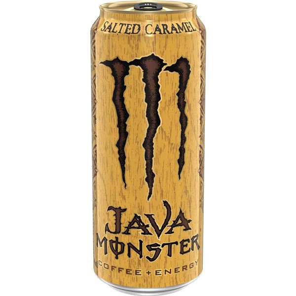 Lot of 12 Java Monster Salted Caramel Energy Drinks 444 ml Each