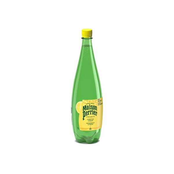 Maison Perrier Forever Lemon Flavored Sparkling Water, 12 x 1L Bottles