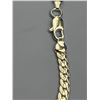Image 2 : 22-Inch .999 Silver Flat Chain Necklace with Lobster Clasp