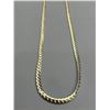 Image 3 : 22-Inch .999 Silver Flat Chain Necklace with Lobster Clasp