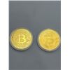 Image 1 : 2 Bitcoin-Themed Commemorative Coins With Protective Cases