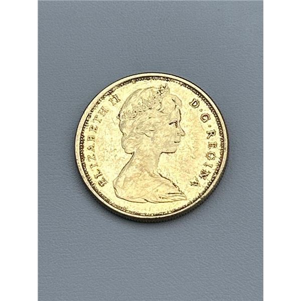 1965 Canadian 50-Cent Coin Featuring Queen Elizabeth II