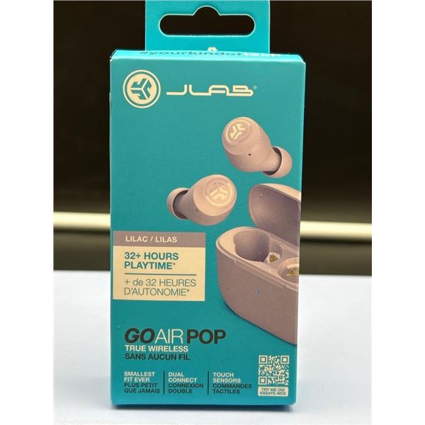 JLab Go Air Pop True Wireless Earbuds  Lilac