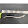 Image 5 : Defender Extreme Neon Handled 9 Inch searated back Survival Knife with Sheath - NEW in box
