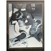 Image 2 : GORDIE HOWE DETROIT RED WINGS BATTLE DAMAGE FRAMED PICTURE