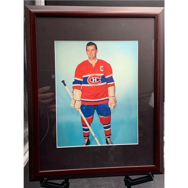 MAURICE RICHARD MONTREAL CANADIENS THE ROCKET FRAMED PICTURE