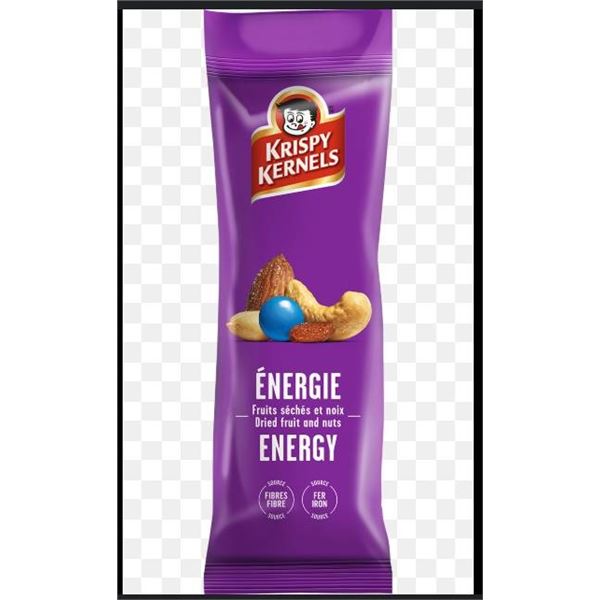 Krispy Kernels Energie Dried Fruit and Nuts Snack Packs, 10 x 65g