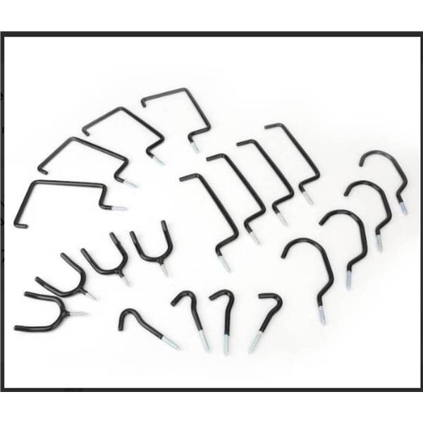 Valu+ 20-Piece Hook Kit With Various Hook Designs