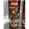 Image 2 : Krylon Colormaxx Gloss Leather Brown Paint and Primer 340g Set of 3