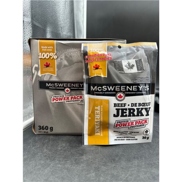 McSweeneyâ€™s Protein Power Pack Beef Jerky Teriyaki 360g (12 x 30g)