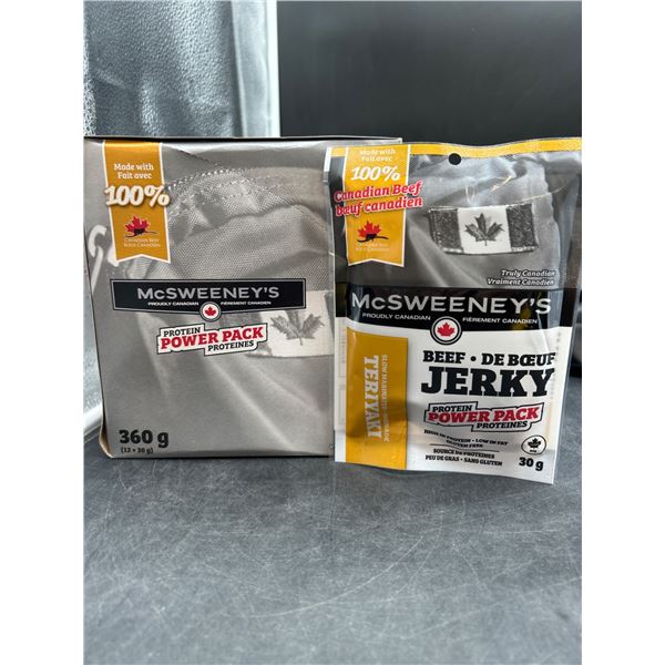 McSweeneyâ€™s Protein Power Pack Beef Jerky Teriyaki 360g (12 x 30g)