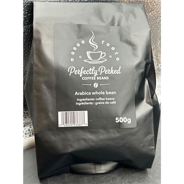 Perfectly Perked Arabica Whole Bean Coffee 500g