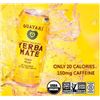 Image 1 : Guayaki Yerba Mate Peach Revival 458 ml Cans â€“ 12 Count