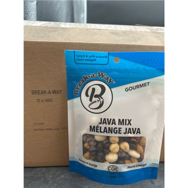Break-A-Way Gourmet Java Mix, 12 x 100g Packs