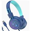 Image 1 : MEE KidJamz Type C Headset for Kids with LED Lights and Volume Limiter