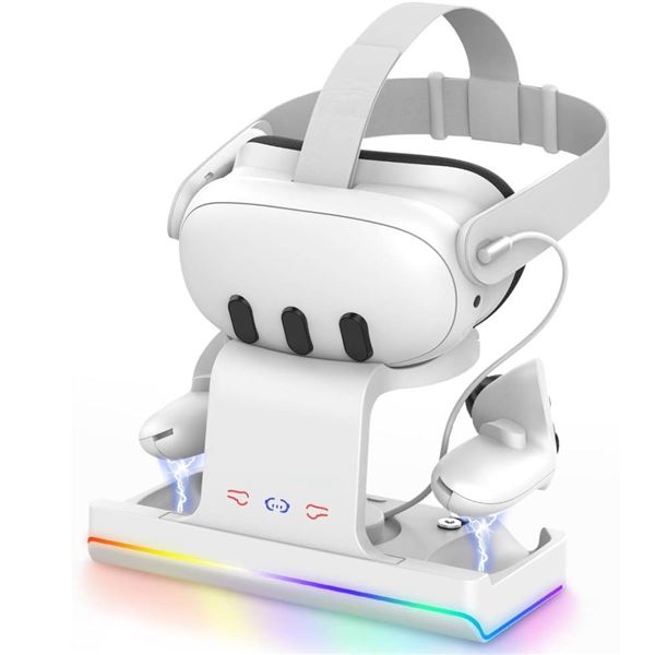 VR Charging Base for Meta Quest 3 â€“ CHARGING BASE ONLY, NO VR GOGGLES INCLUDED