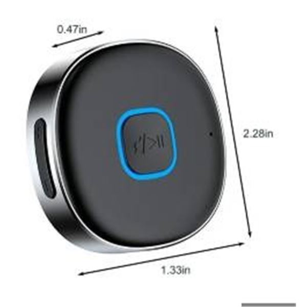 J33 Bluetooth Receiver With Built-In Microphone and Dual Connectivity