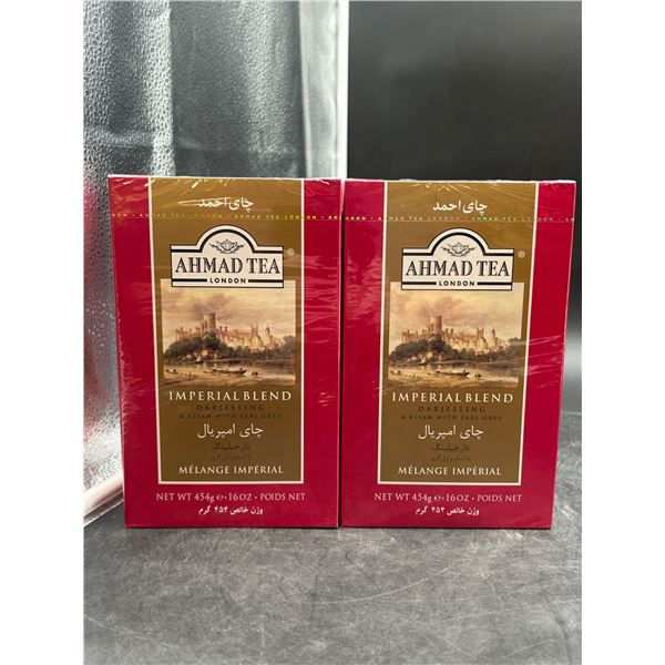 Ahmad Tea London Imperial Blend Darjeeling and Assam Tea, 2 x 454g